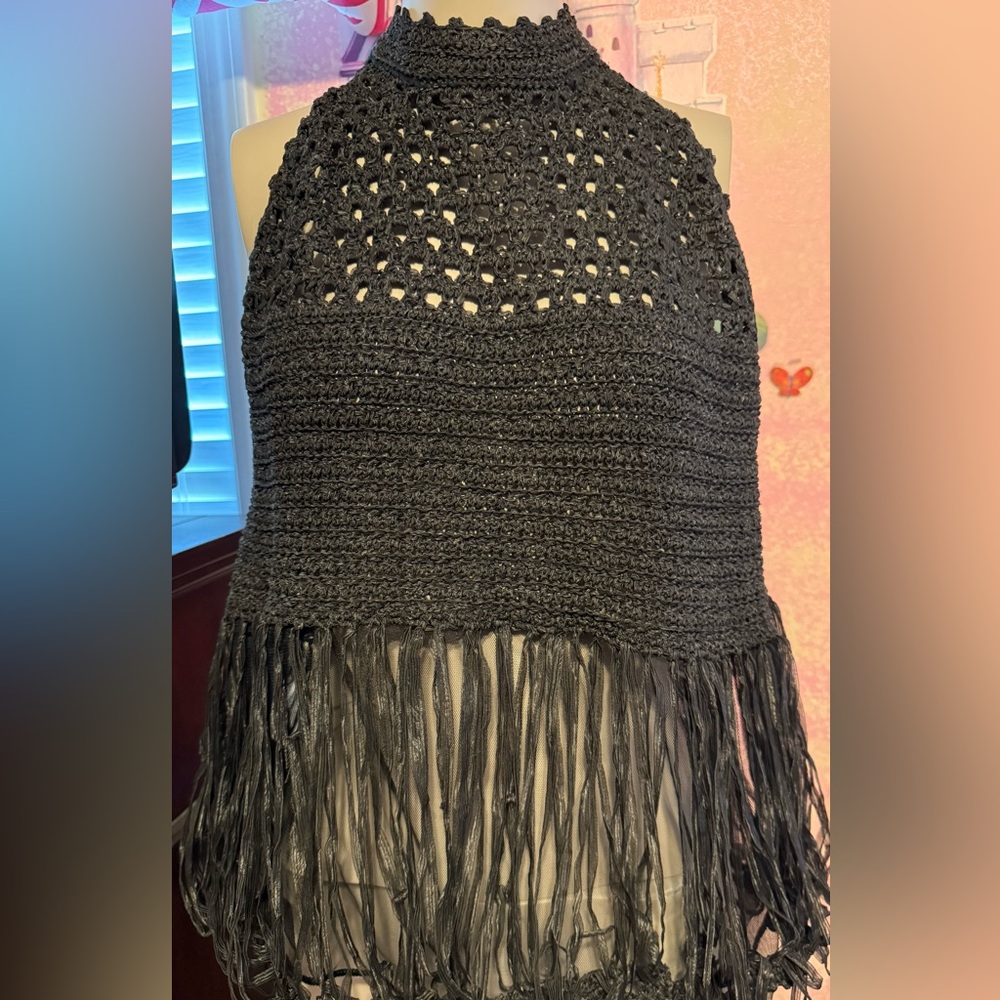 Crochet Haltered Zara Top